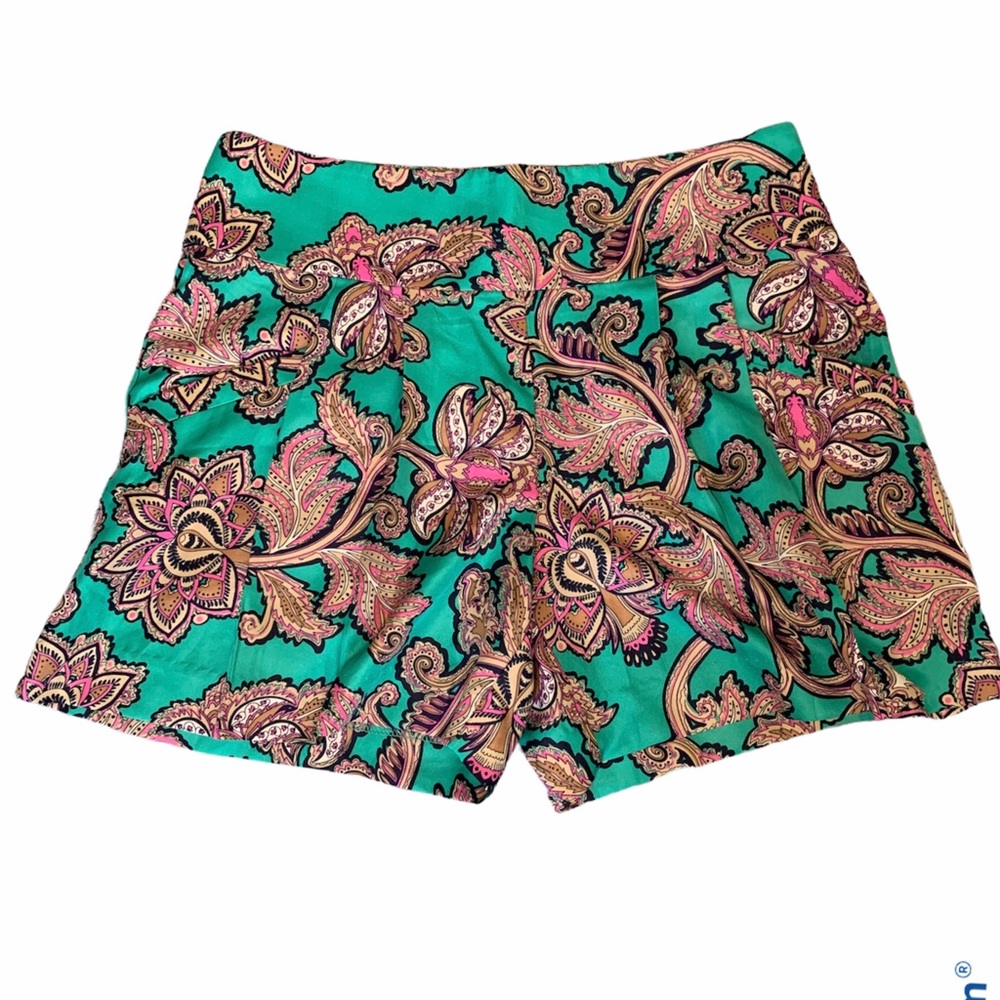 LOFT Paisley Shorts 0 NWT